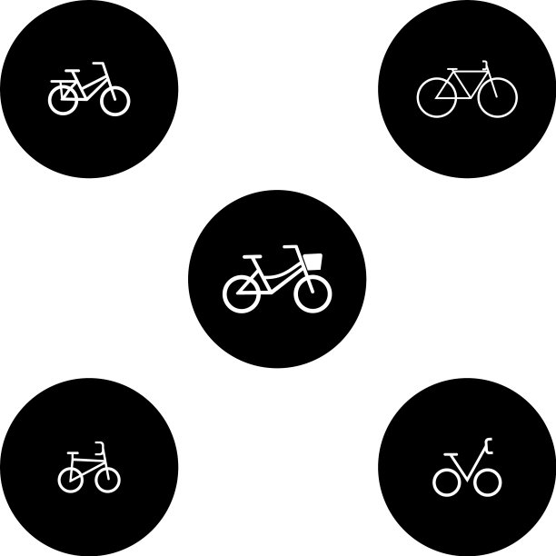 自行车的标志图片下载