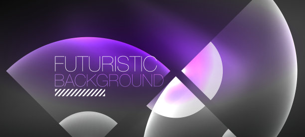 抽象的背景与霓虹灯发光图片下载