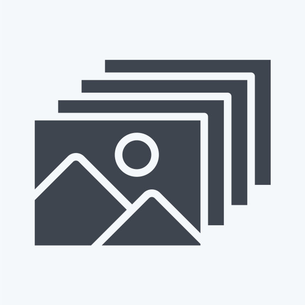 图标画廊适合绘画艺术工具的符号图片下载