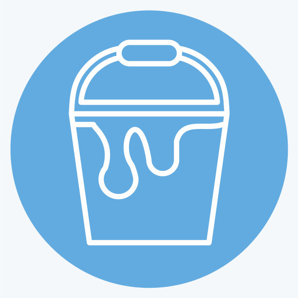 图标油漆桶适用于绘画艺术工具图片下载