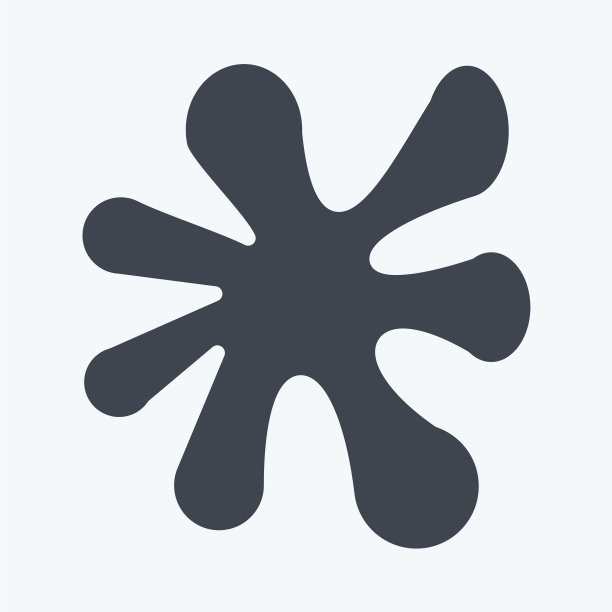 图标颜料飞溅，适用于绘画艺术工具图片下载