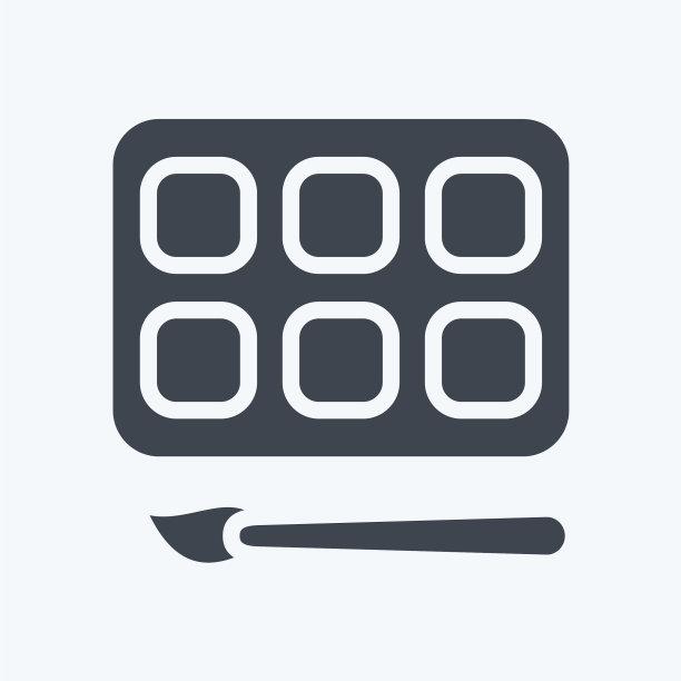 图标水彩适合绘画艺术工具图片下载