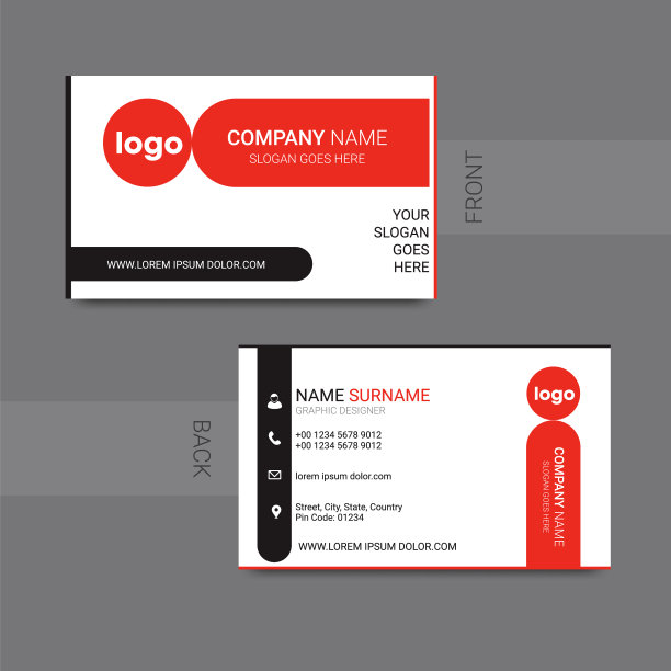 现代专业名片设计图片下载