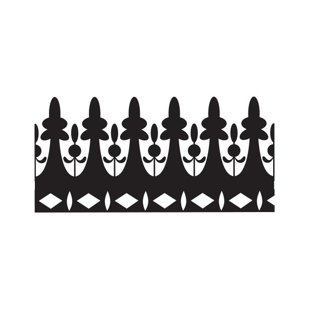 黑色的皇冠轮廓图片下载