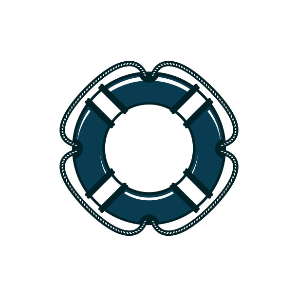 救生圈隔离救援安全带图标环图片下载