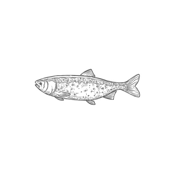 马鲛鱼以比目鱼为图标图片下载