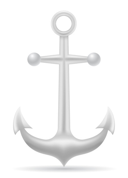 海锚设备用来固定船舶存货图片下载