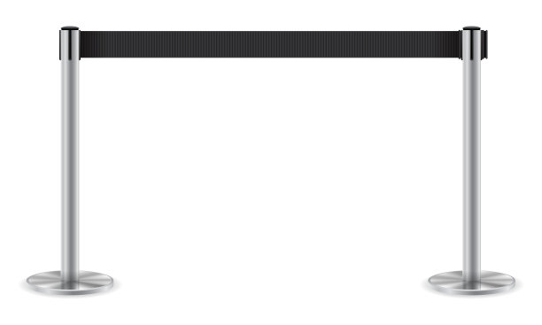用带控制排队的金属屏障图片下载
