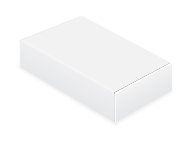 空纸板箱包装空白模板图片下载