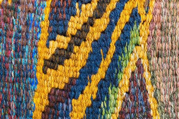 部分旧的复古地毯纹理和抽象的装饰图片下载