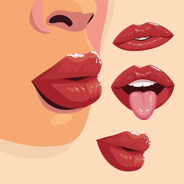 女性的嘴和嘴唇图片下载