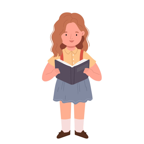 一个女学生穿着时髦的衣服图片下载