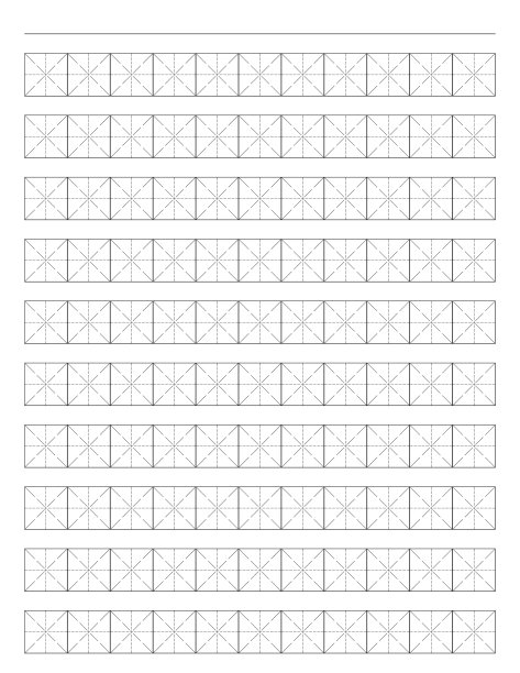 写象形文字的工作手册。印刷用内衬网眼纸。几何图案的学校。现实的横格纸。汉字书写模拟器。书法练习页。坐标纸图片下载