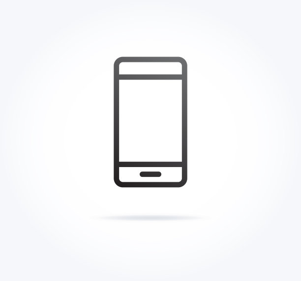 智能手机矢量图标图片下载