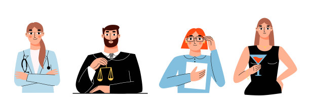 它的概念。管理员角色。平面向量插图图片下载