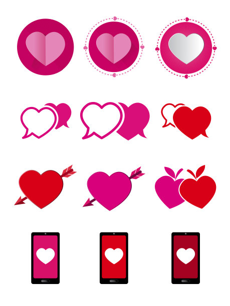 心的图标集图片下载