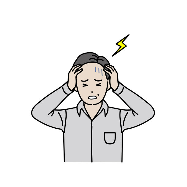 中年男子严重头痛图片下载