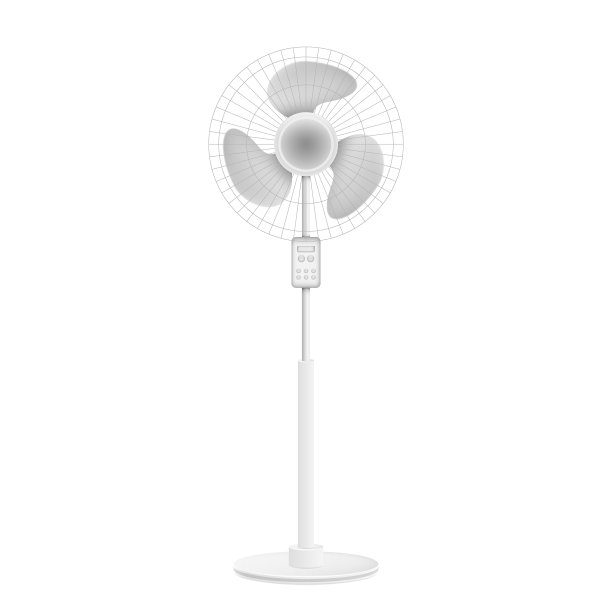现代电风扇现实。室内气候控制装置涡轮风便携式调节图片下载