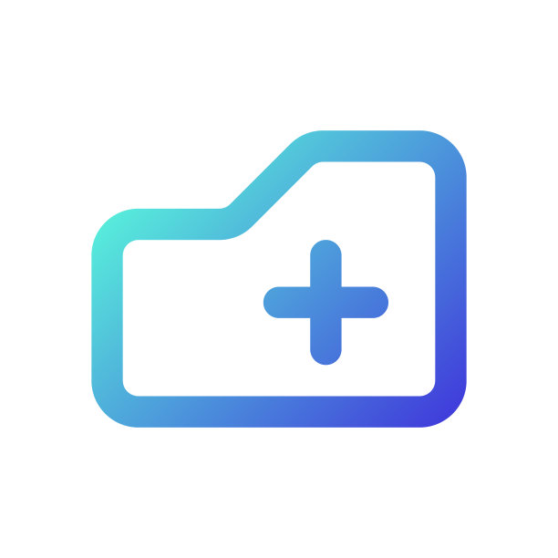 添加到文件夹像素完美渐变线性ui图标图片下载