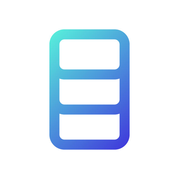 数据和存储管理像素完美渐变线性ui图标图片下载