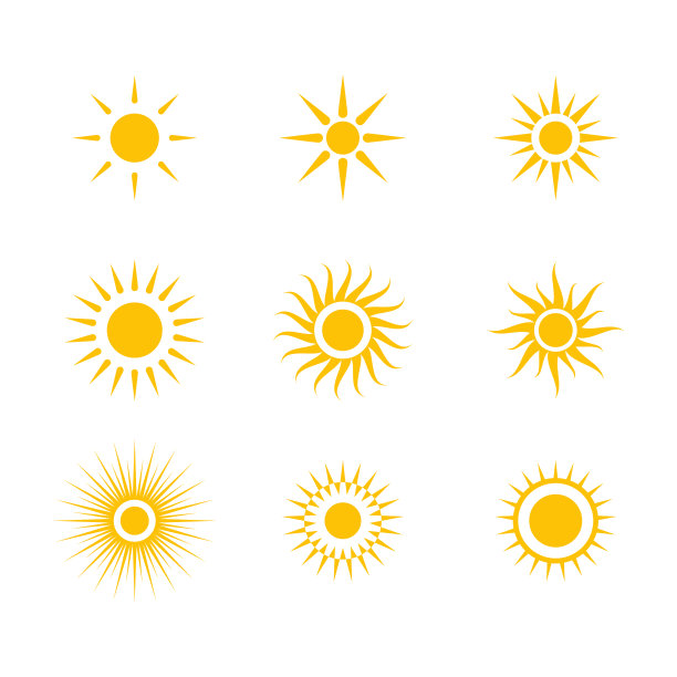 太阳图标图片下载