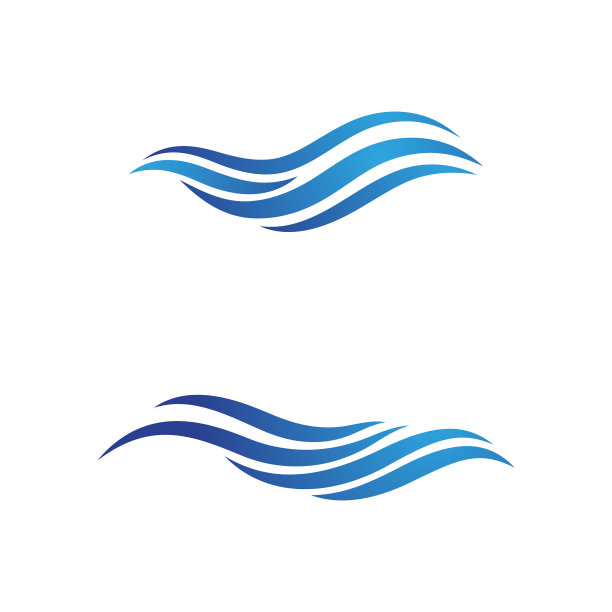 水波浪图标设计图片下载