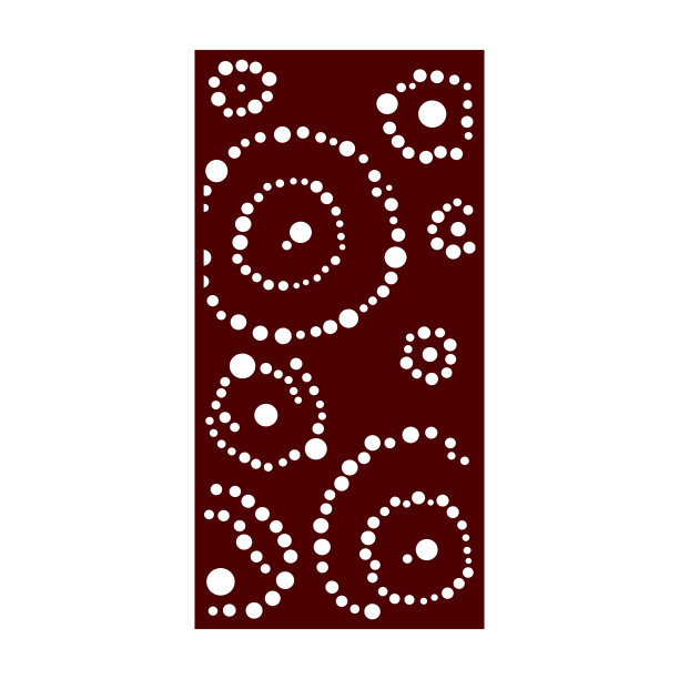 CNC图案与蝴蝶装饰面板图片下载