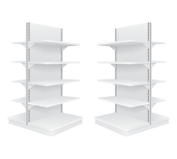 货架架用于商店交易空模板图片下载