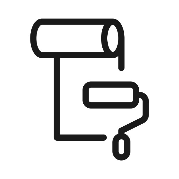 墙纸卷墙纸线图标无纺布图片下载