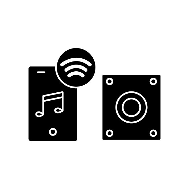 带音箱图标的手机图标图片下载