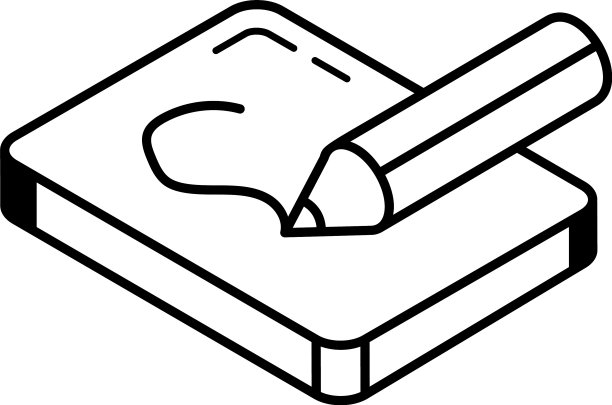素描线条设计图标图片下载