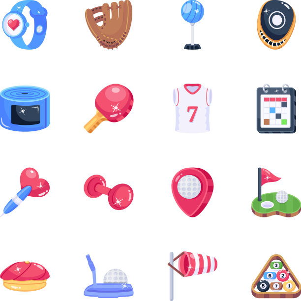 包装奥运平面图标图片下载