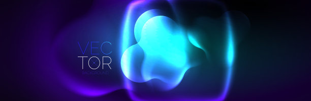 魔术霓虹灯发光抽象的背景图片下载