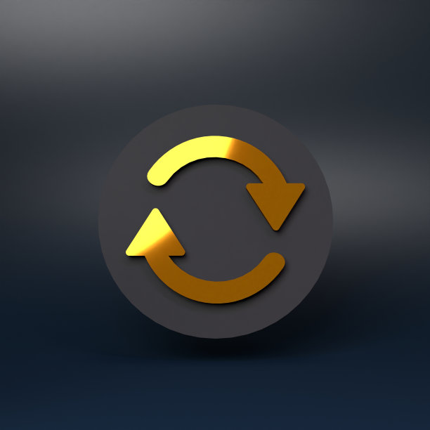 更新图标。3 d渲染插图。图片下载