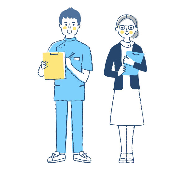 男女医务工作者图片下载