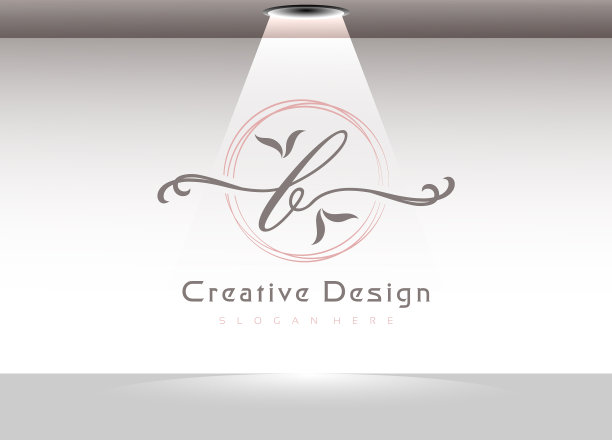 字母b logo模板书写优雅图片下载