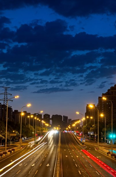 北京市中心的日出图片下载