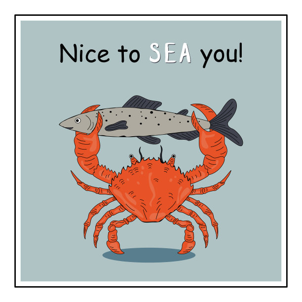 很高兴给你一间带螃蟹的公寓图片下载