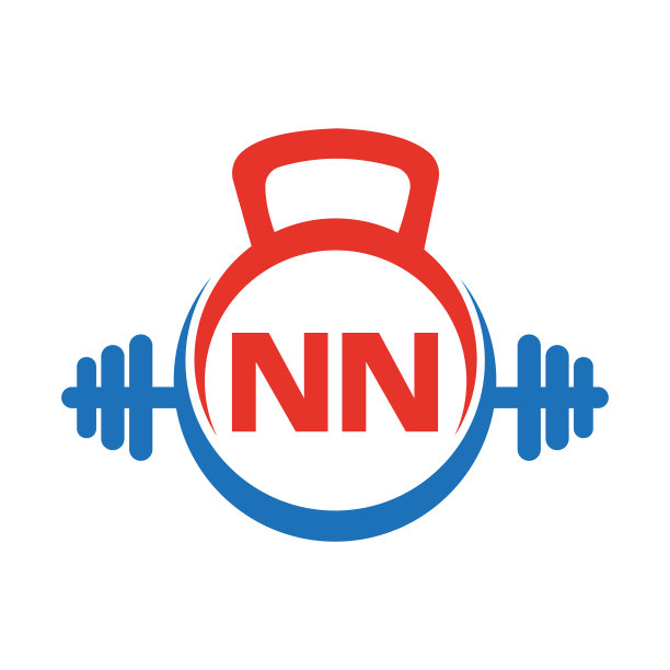 字母nn健身馆标志概念健身标志图片下载