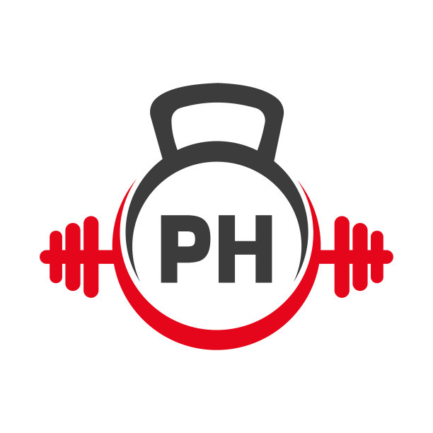 字母ph健身健身房标志概念健身标志图片下载
