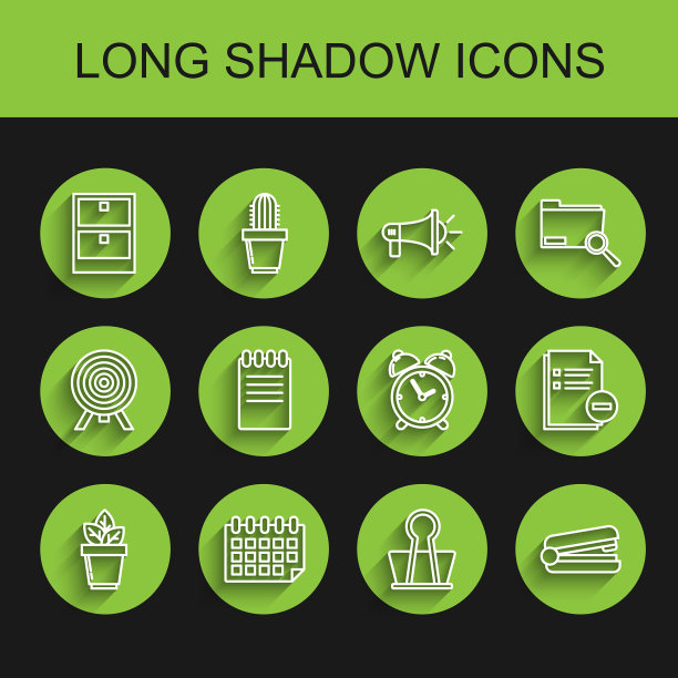 在花盆日历档案纸设置线花图片下载