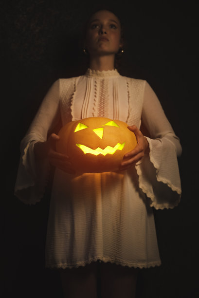 女性的万圣节图片下载