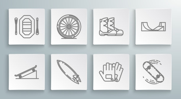 在街道坡道自行车车轮上设置直线滑板图片下载