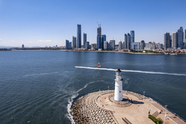 航拍中国现代城市建筑景观图片下载