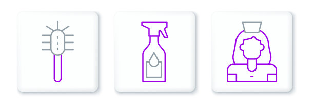 设置线清洁女工服务厕所刷和图片下载