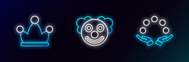 设置线杂耍球小丑帽子与铃铛和图片下载