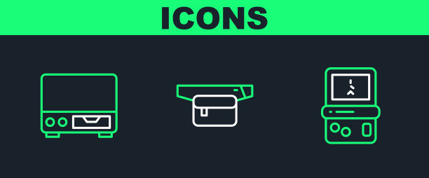 设置线路俄罗斯方块老录像带播放机和图片下载