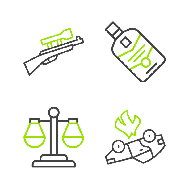 设置线燃烧汽车正义的天平威士忌图片下载