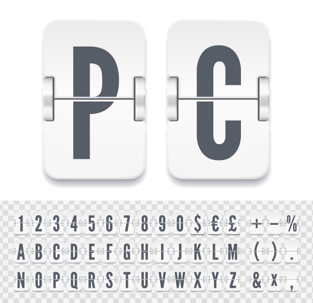 白色翻转板窄字体为目的地和图片下载