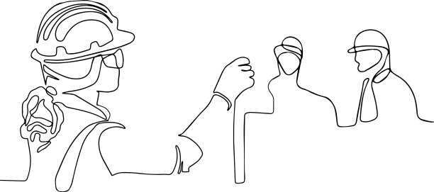 施工经理和工程师工作图片下载